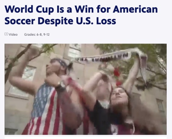 The 2014 World Cup Was a Win for American Soccer Despite U.S. Loss with PBS News Hour