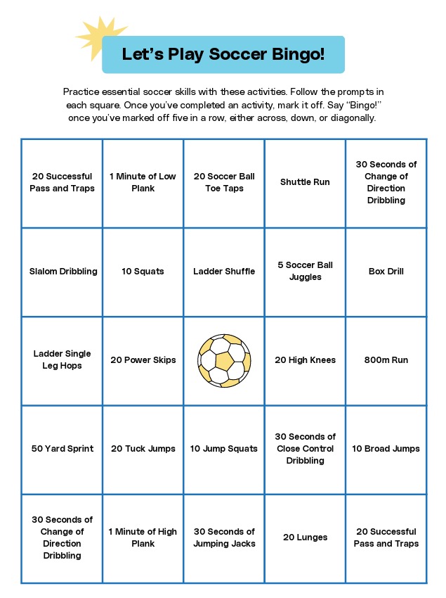 US Soccer Foundation’s Activity Workbook