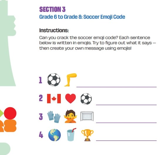Soccer Emoji Code