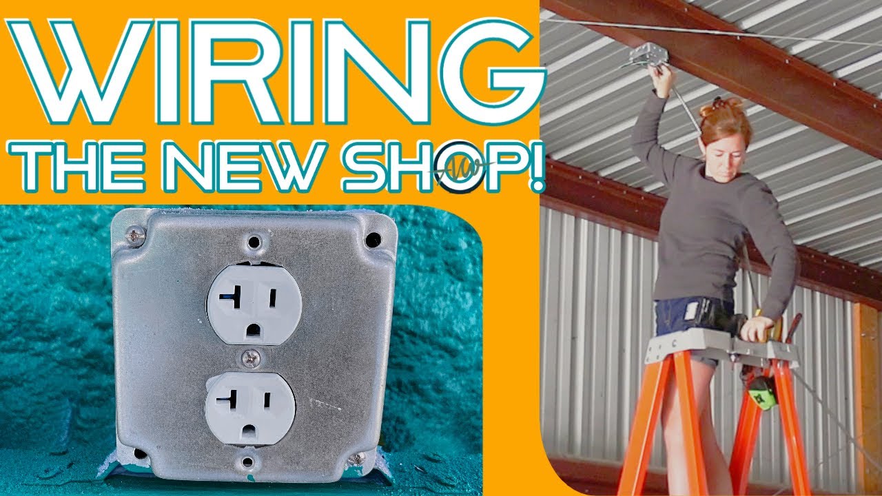 Brighten your workspace with easy DIY shop outlets and lighting