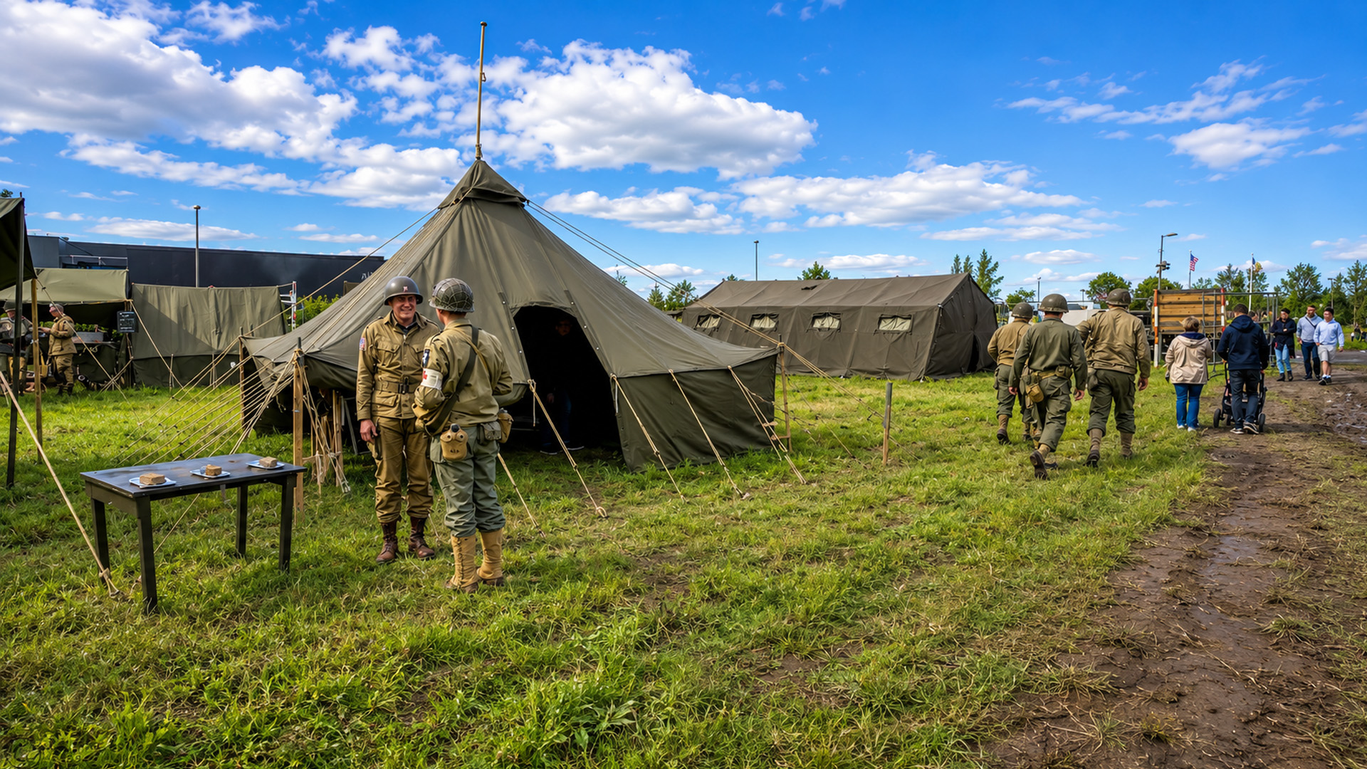 Vive camp Géronimo en el Airborne Museum Normandía (4K)