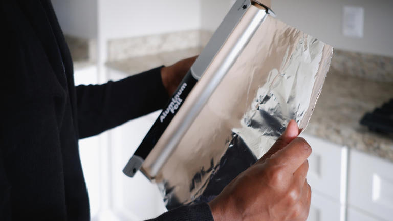 The aluminum foil hack you should be using in your cabinets
