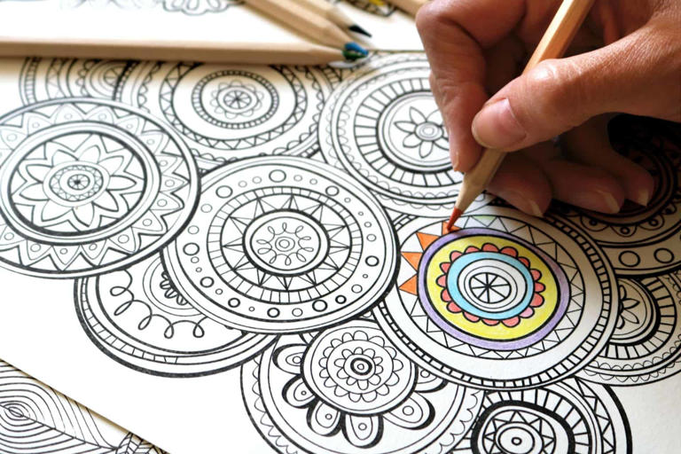250 free PDF coloring pages for teens + adults (advanced, intricate ...