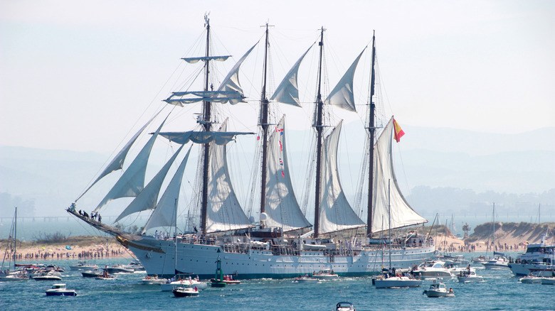Legendary 100-year-old Spanish Navy ship sets its sights on the US