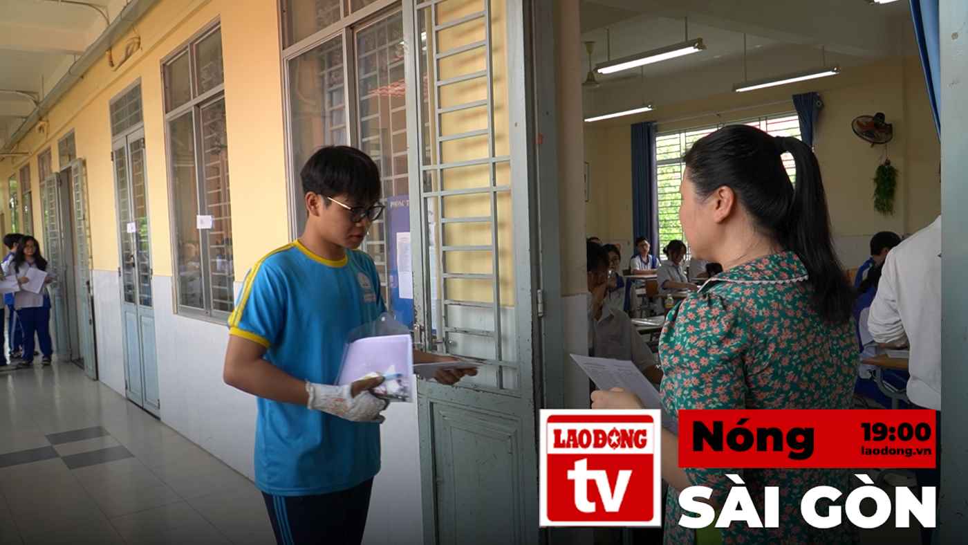 Nóng Sài Gòn: Thí sinh gãy tay quyết tâm chinh phục kỳ thi tốt nghiệp THPT 2026