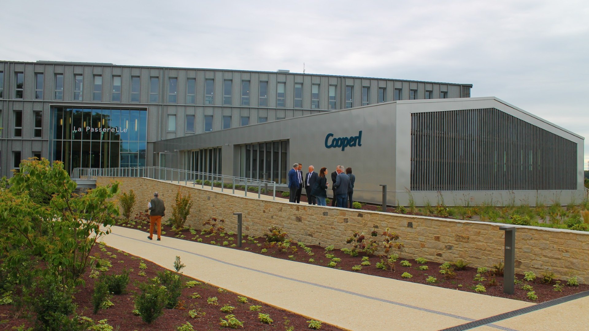 Visite du nouveau siège de la Cooperl