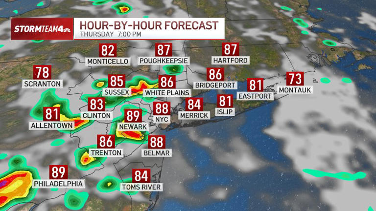 When will storms be the strongest? Hour-by-hour outlook radar as rough ...