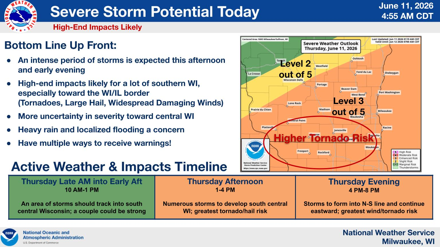 Southern Wisconsin can expect powerful storms and possible tornadoes ...