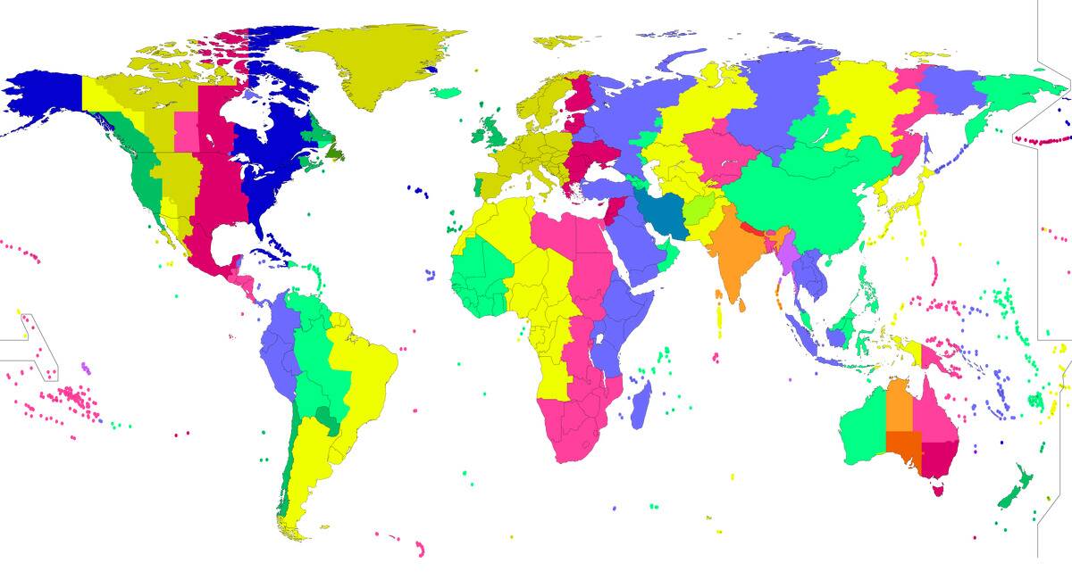 Places around the world with some of the most unique time zones