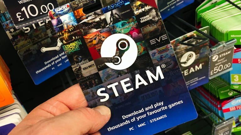 Steam to phase out physical gift cards by 2026 due to ongoing scams