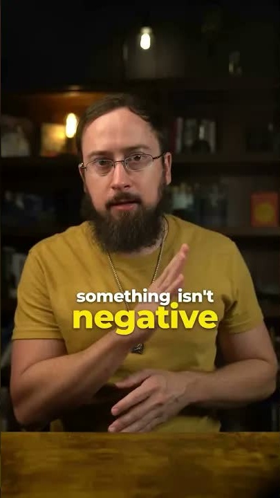 Do more than negate the negatives