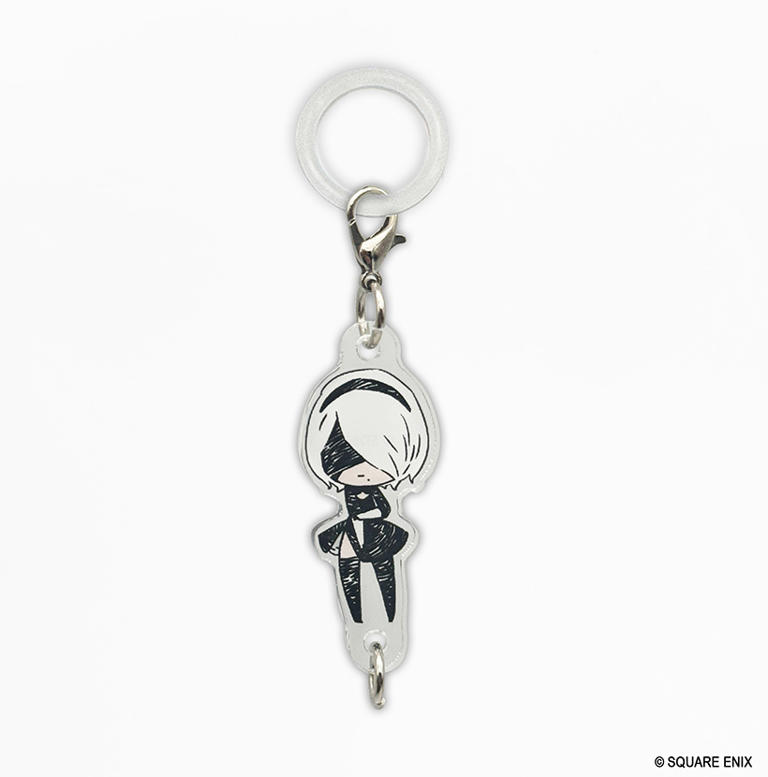New NieR: Automata 2B and 9S charms connect to each other