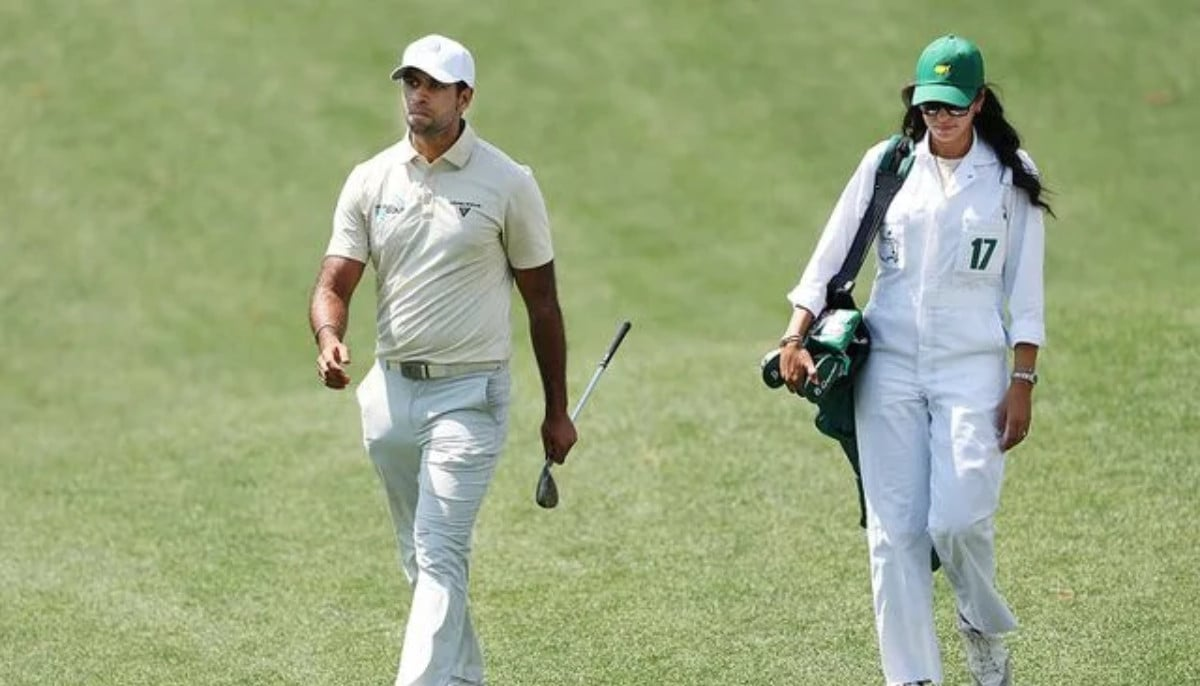 Aaron Rai’s wife Gaurika Bishnoi’s unforgettable reaction to his PGA ...