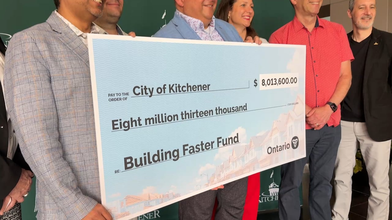 Kitchener receives $8M from province for exceeding housing targets in 2025