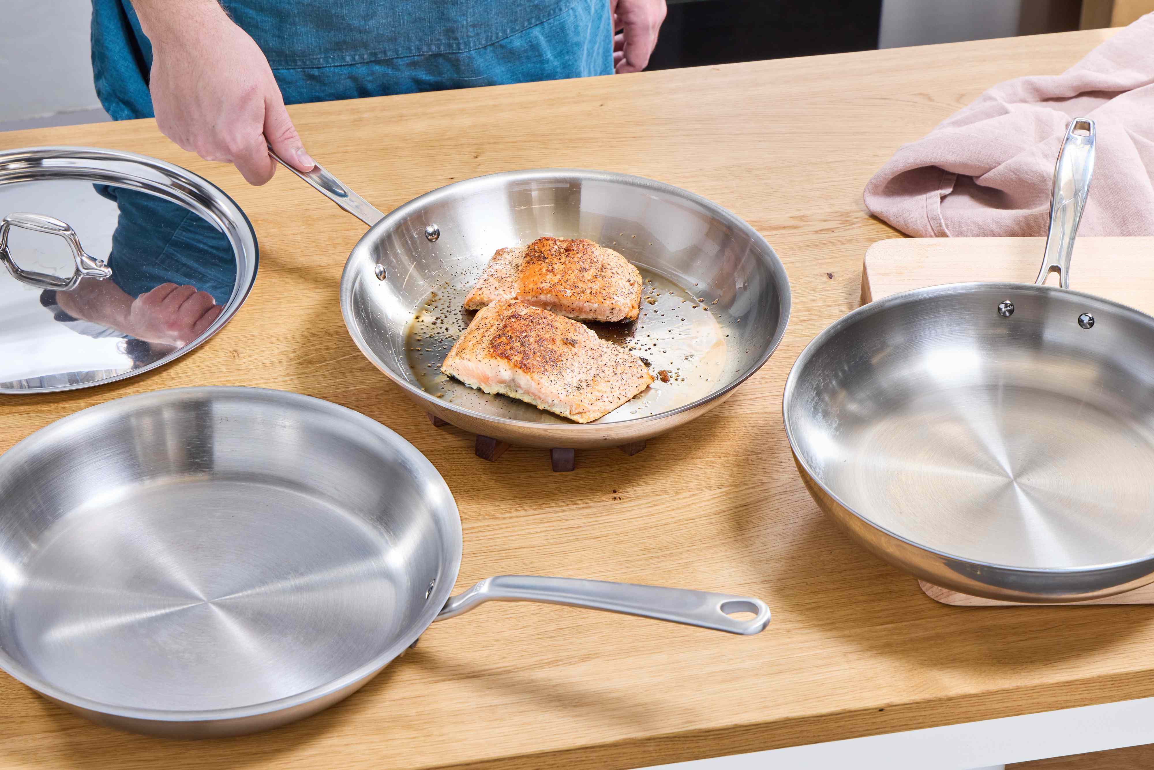We tested 28 stainless steel skillets—5 were sear-iously good