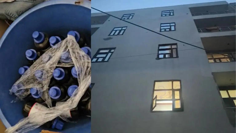 'Chemicals, beakers, pipes, sacks': African woman jumps to death during ...
