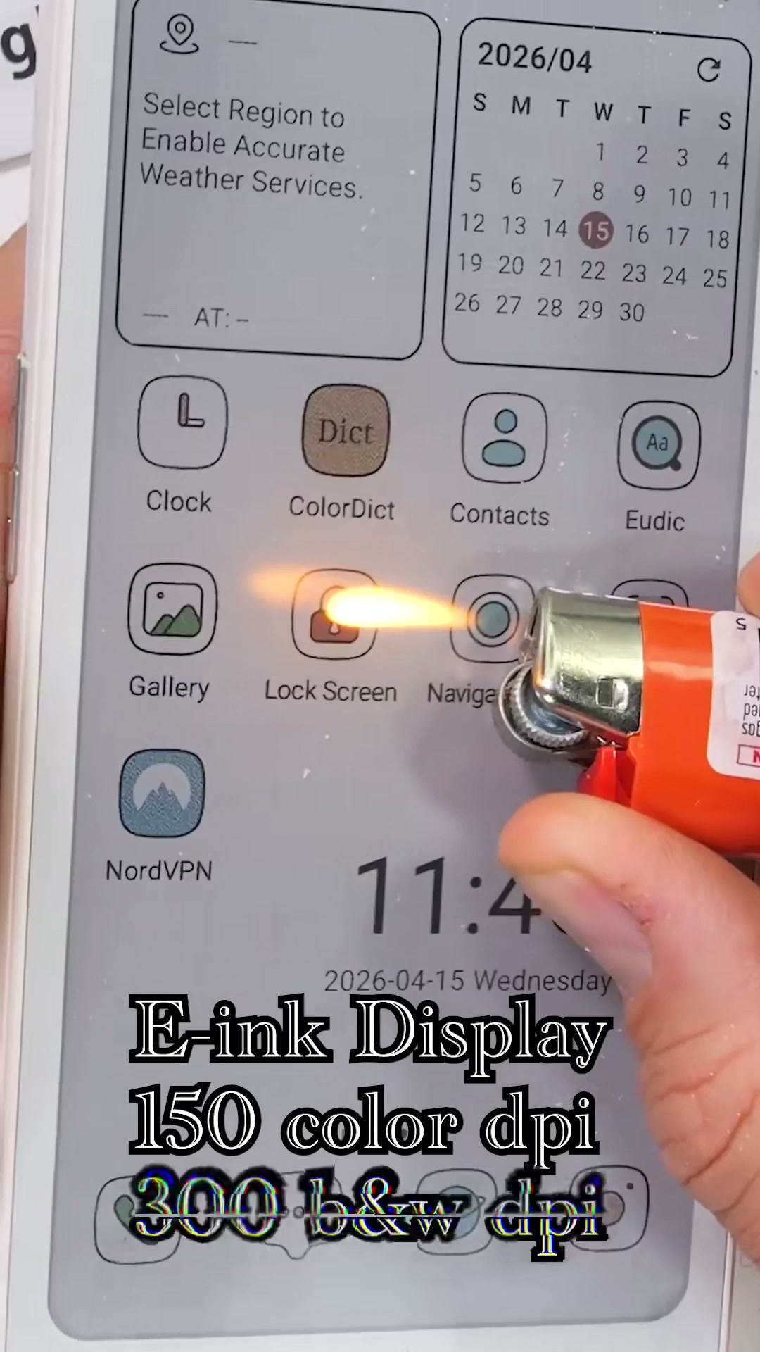 How durable is the world's first color e-ink smartphone?