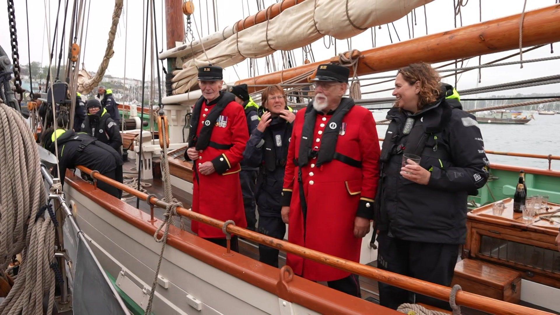 Veterans finish voyage with Invictus Games flag