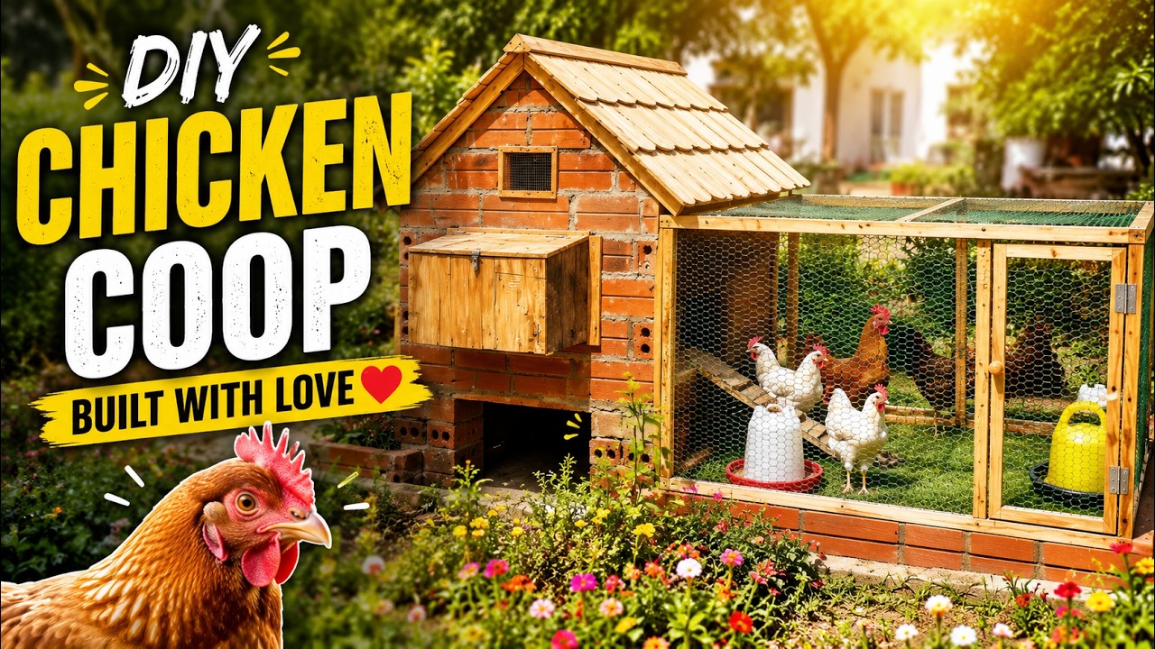 DIY chicken coop that looks like a tiny house