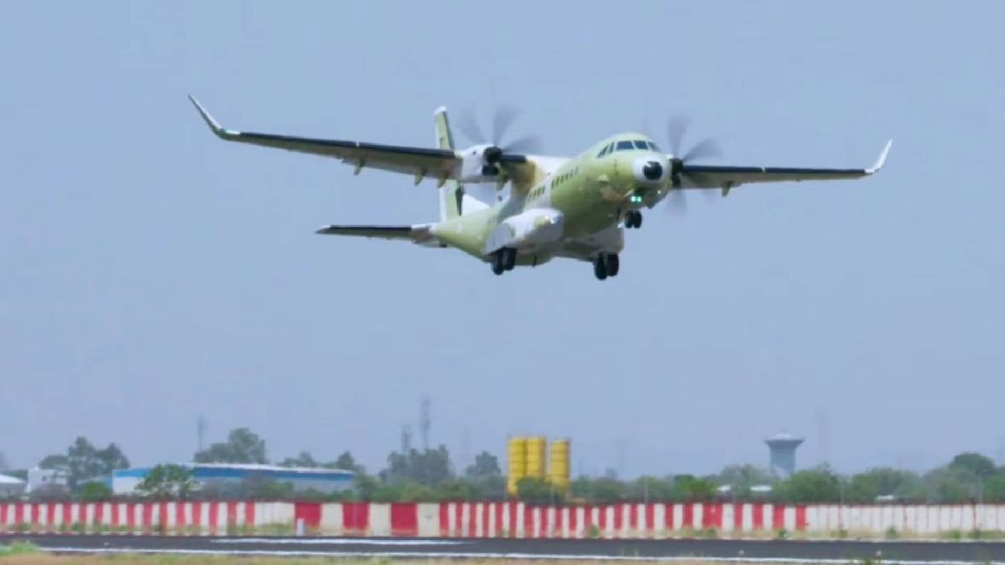 First 'Made in India' Airbus C295 completes maiden test flight