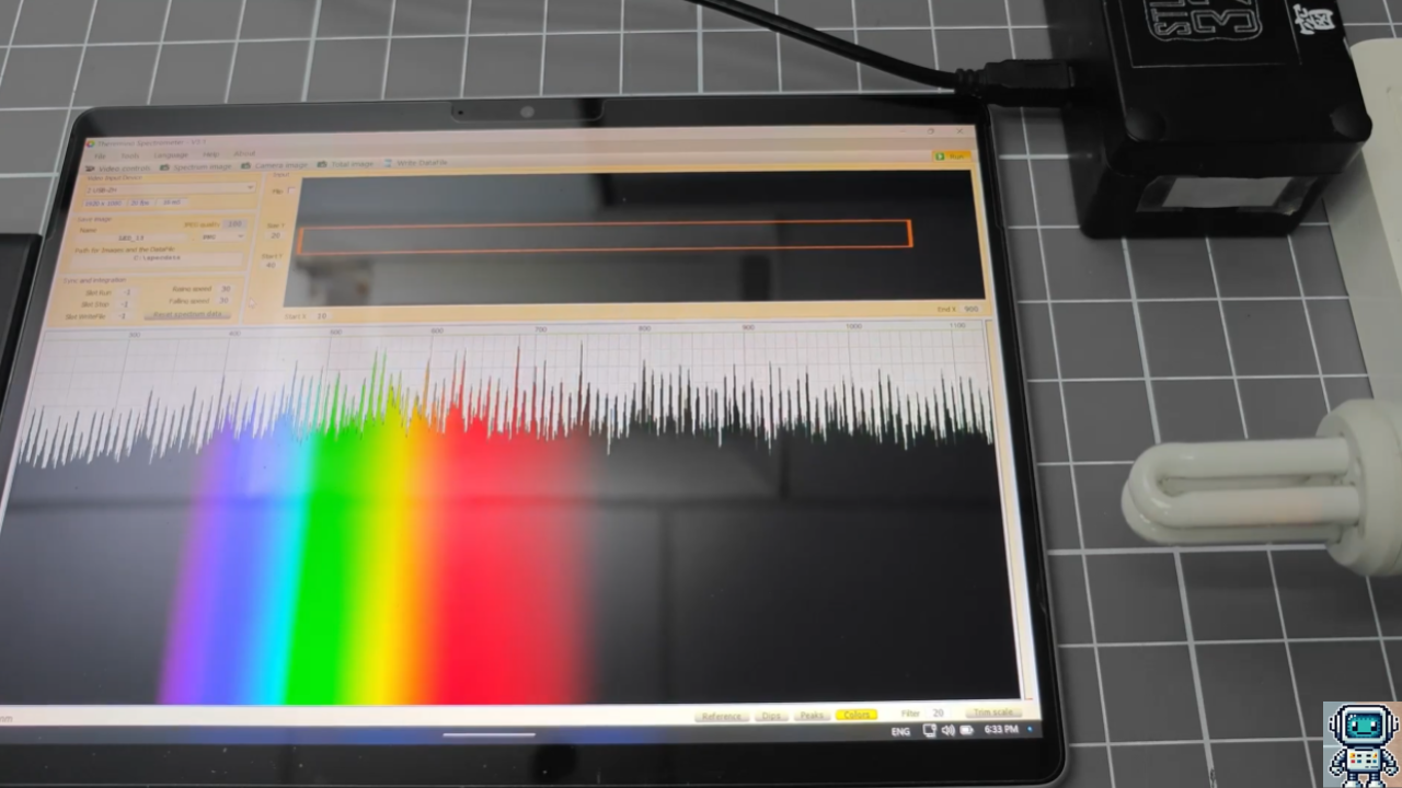 How different light sources show unique spectral signatures
