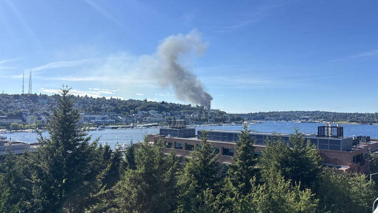 Seattle crews battle large commercial building fire in Ballard