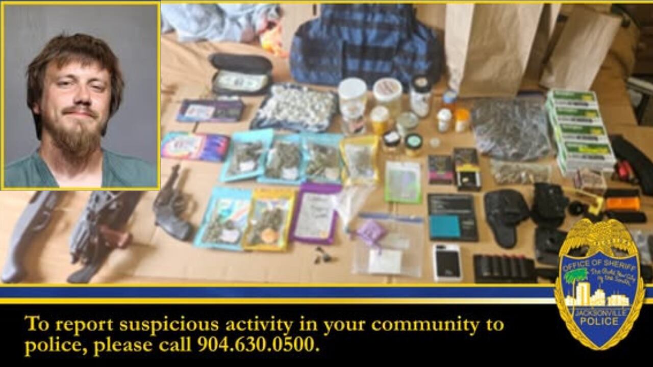 Jacksonville felon arrested on weapons, drug charges after neighbor ...