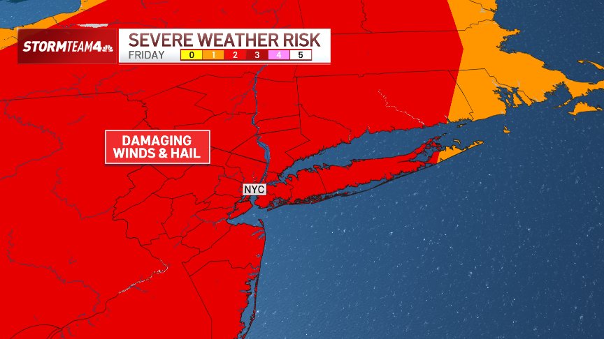 Another day of extreme heat before threat of strong storms, damaging ...