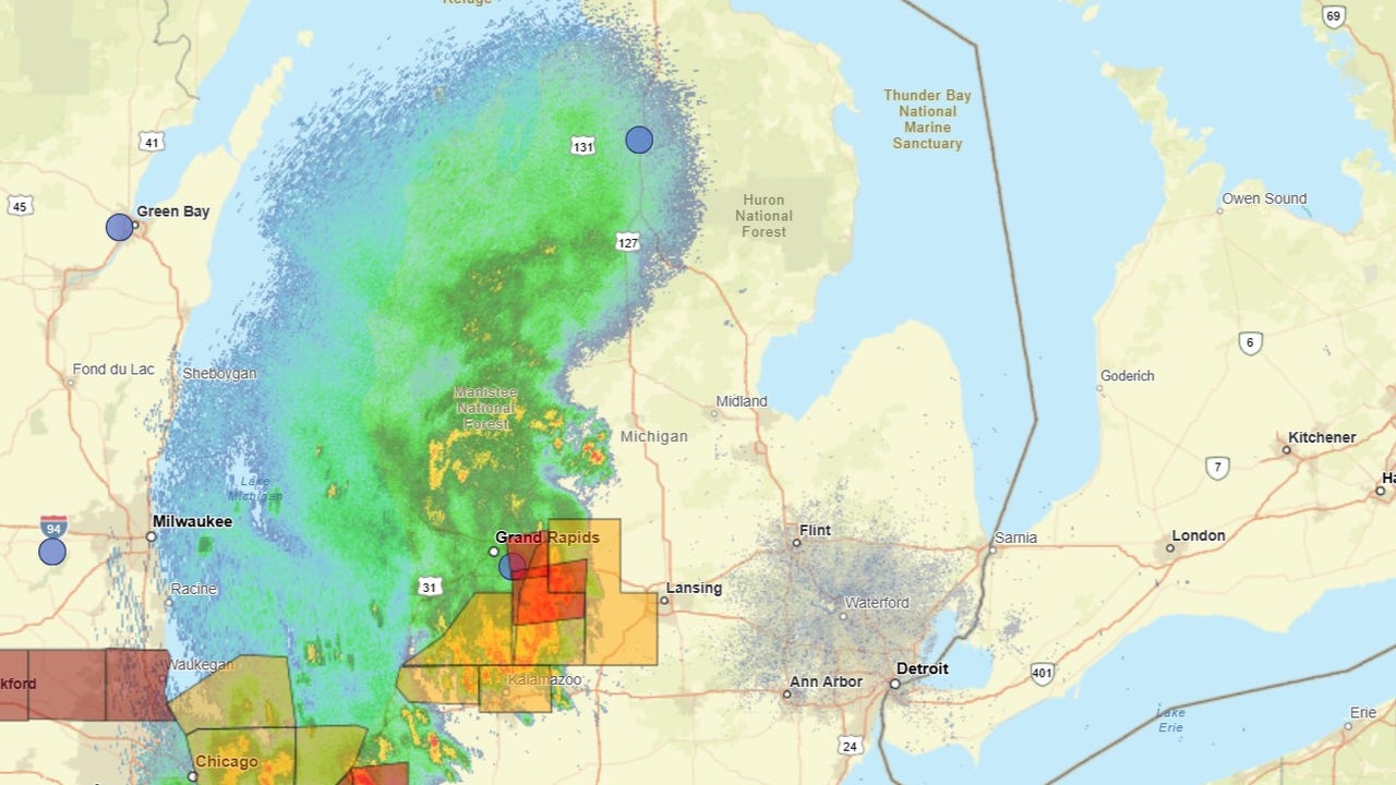 Metro Detroit severe weather: Tornado watch issued across all of ...