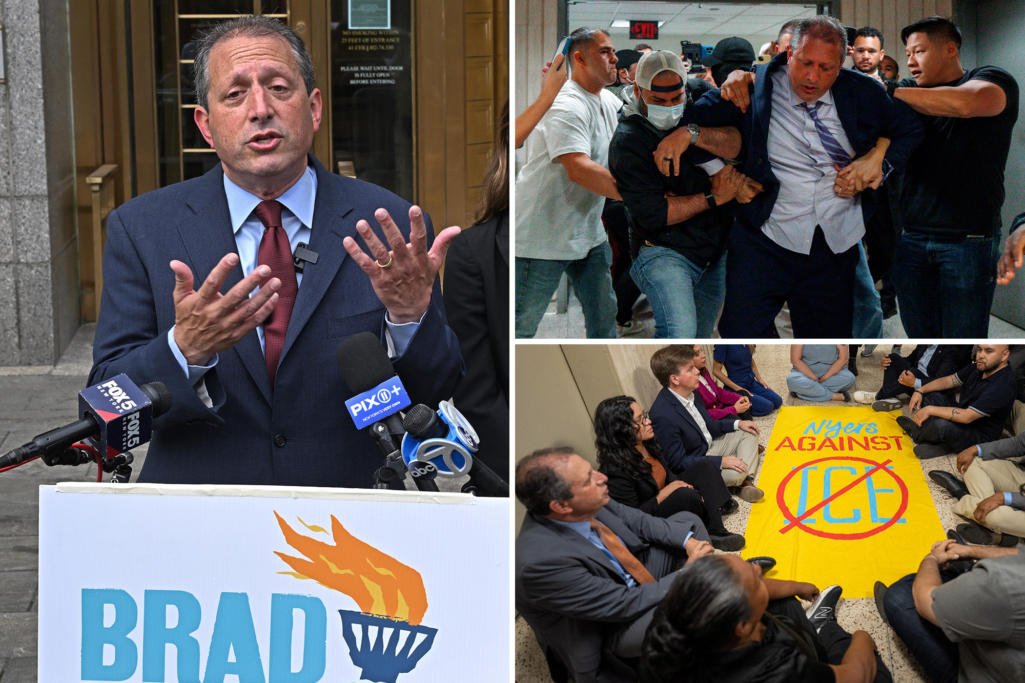Brad Lander tears up after judge finds him not guilty of federal ...
