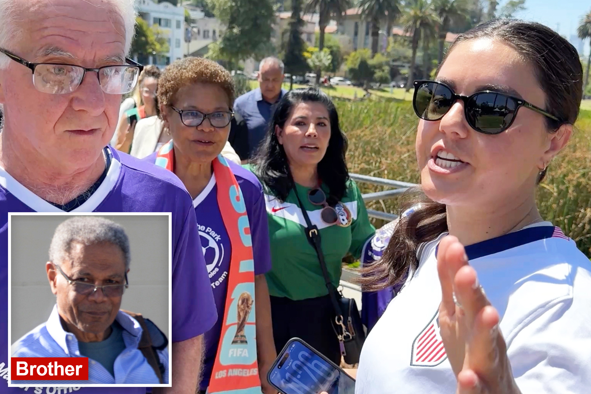 Karen Bass’ awkward response to her brother suing her for losing his ...