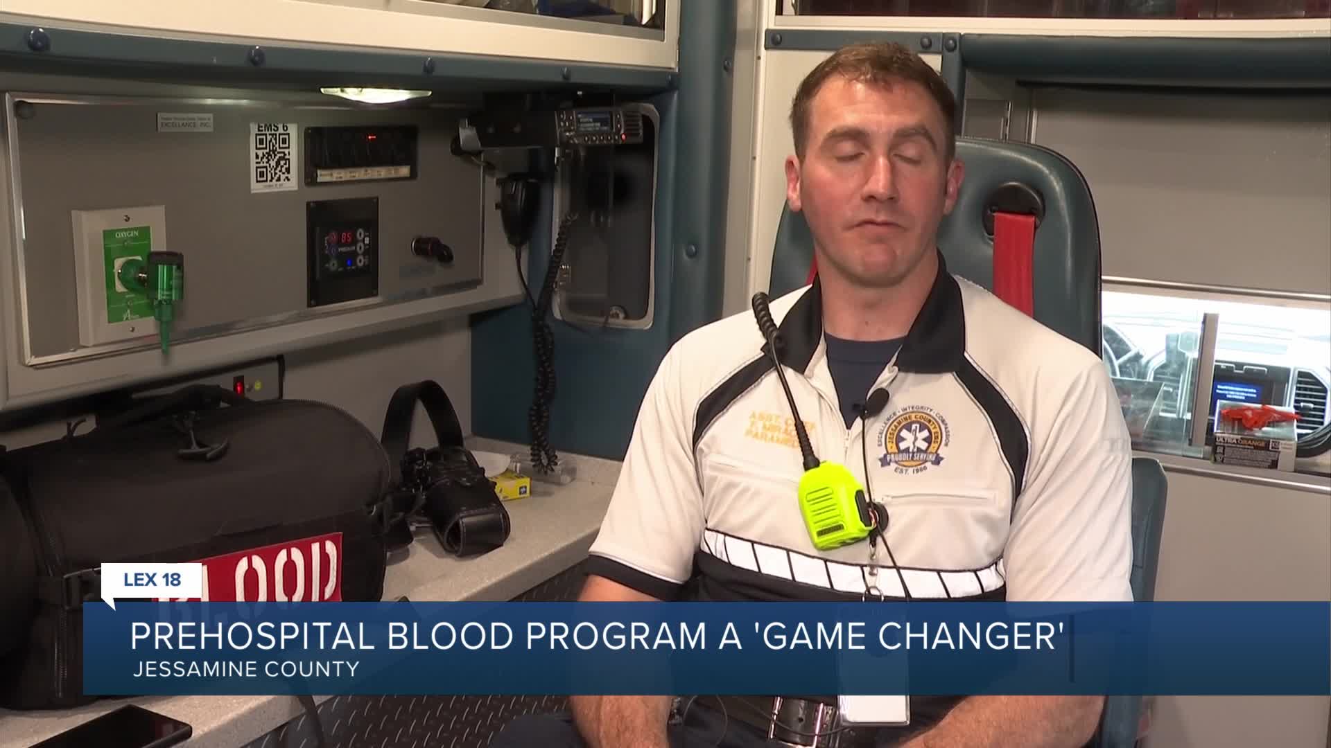 Prehospital blood program a game changer
