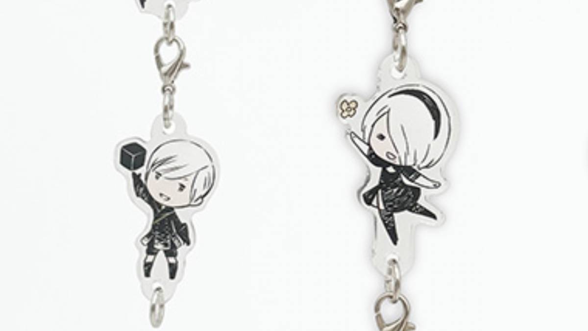 New NieR: Automata 2B and 9S charms connect to each other