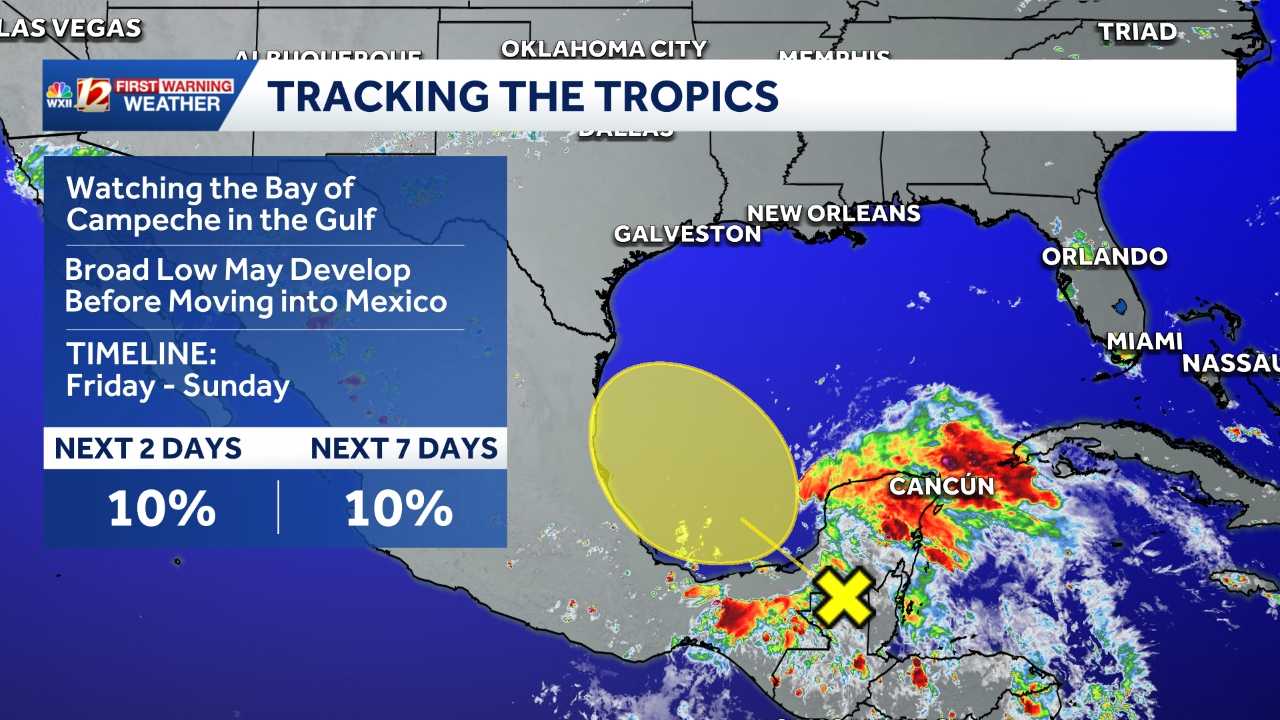 Chance of tropical development off the Southeast Coast next week | Here ...