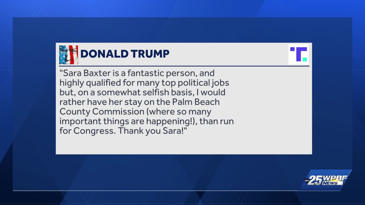 Trump urges Palm Beach County mayor to drop congressional bid and stay ...