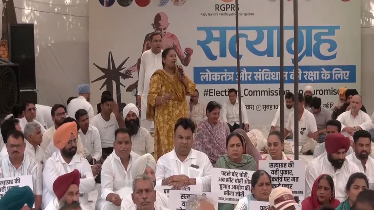 'Seat chori': Congress protests ECI's rejection of Natarajan's RS bid