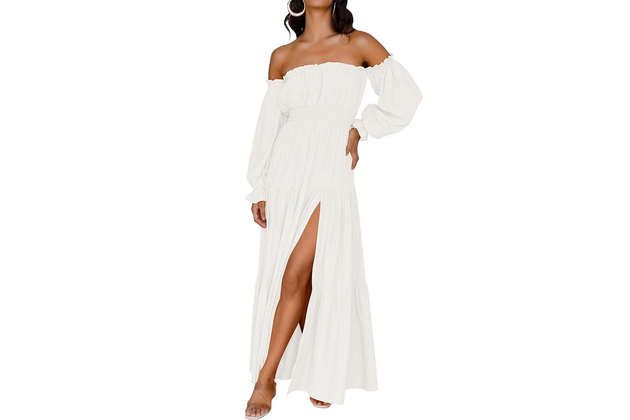 zesica womens boho off shoulder wedding