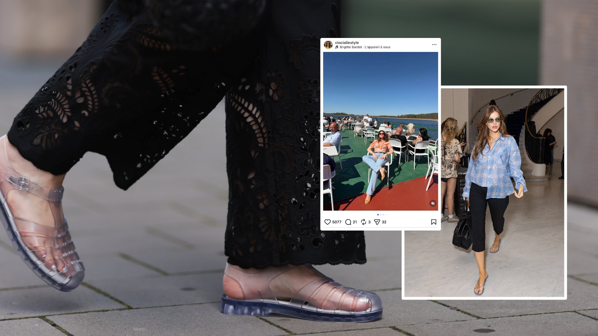 Buty „żelki” wracają do łask. Tak noszą je Barbara Palvin, Ciocia ...