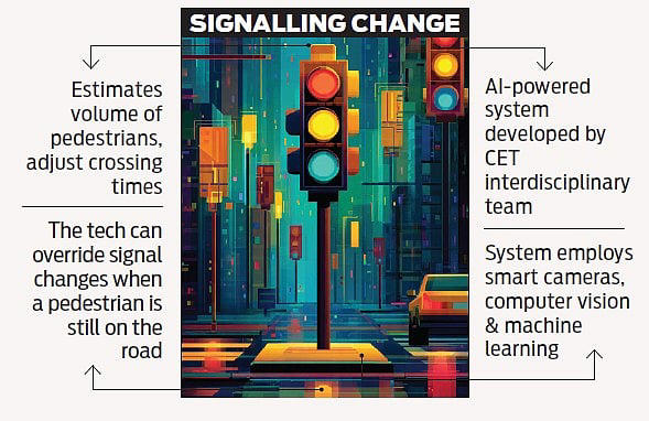 Kerala researchers’ smart signal for pedestrians walks away with patent