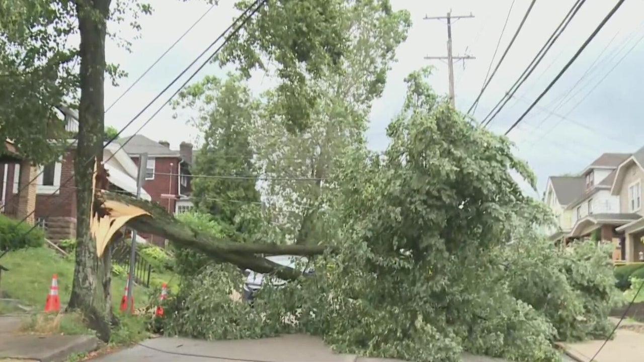 Thousands without power after storms slam Pittsburgh area