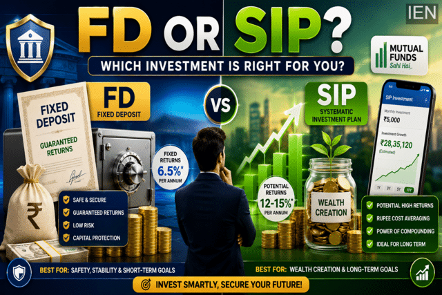 FD vs SIP: Which investment option should you choose for better returns ...