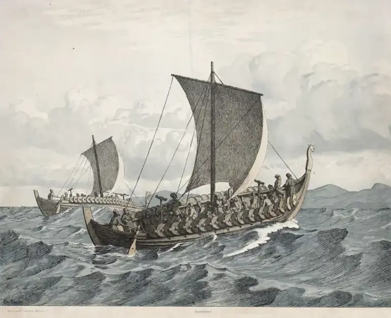 Los barcos que llevaron a los vikingos hasta tierras lejanas
