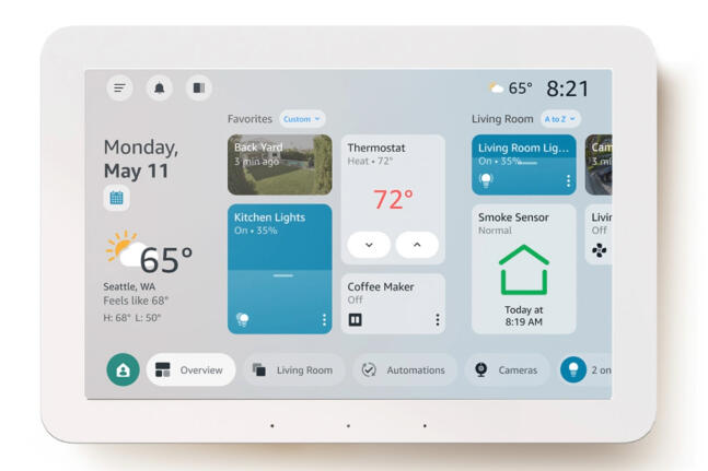 Amazon updates Echo Hub with more screen customization for smart homes