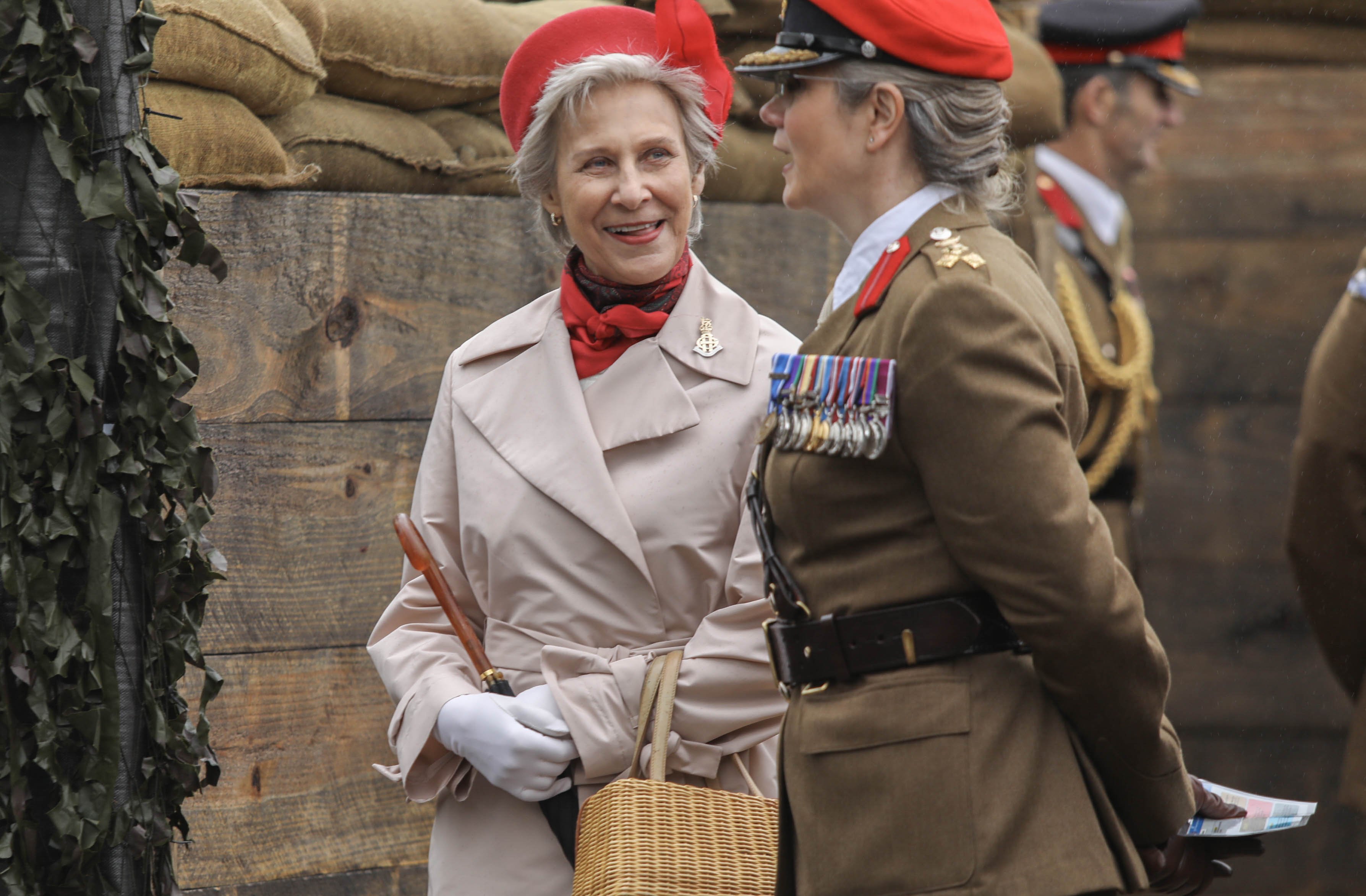 'Thank you': Delighted Duchess of Gloucester honours Royal Military ...