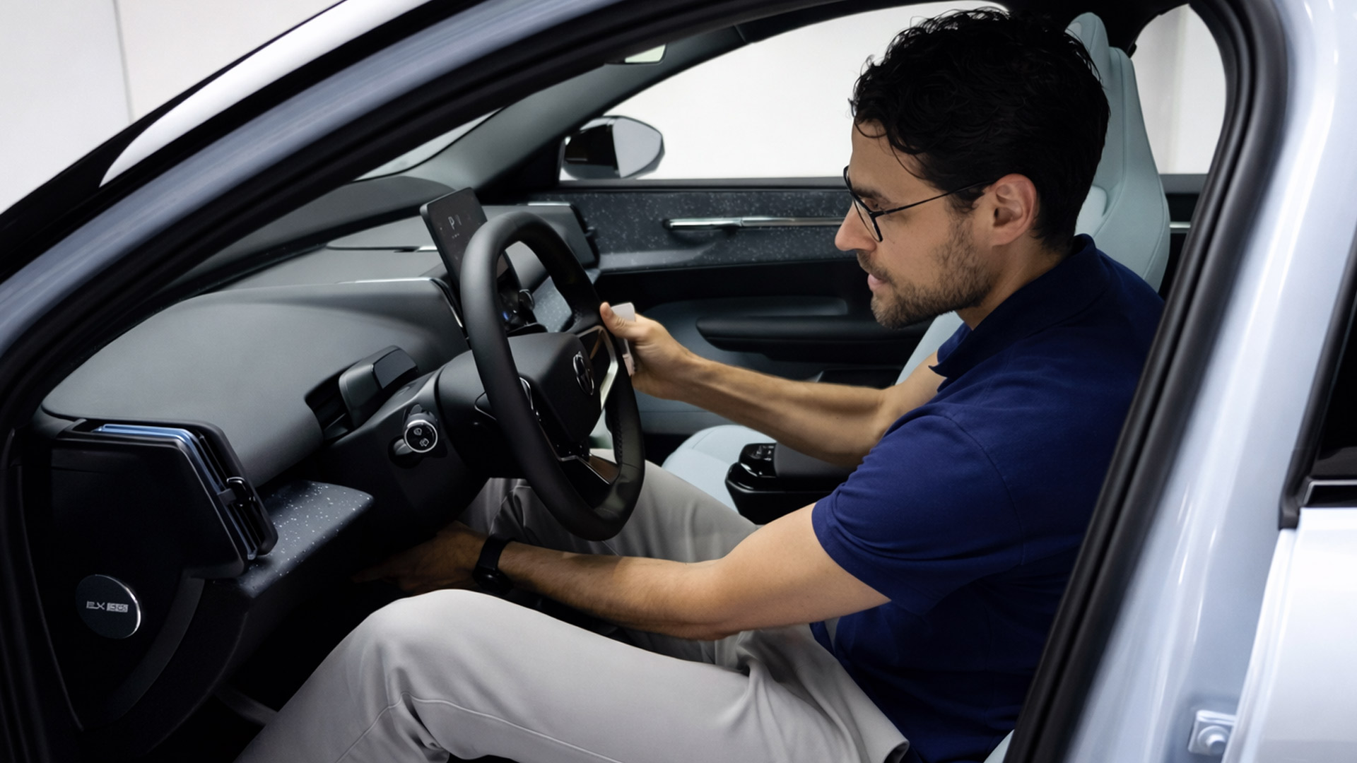 Volvo EX30 interior shows its compact size and agile performance