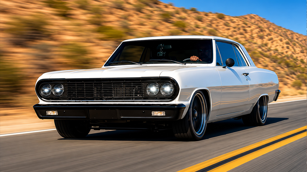 '64 Chevelle LS3 build shredding tires on the street
