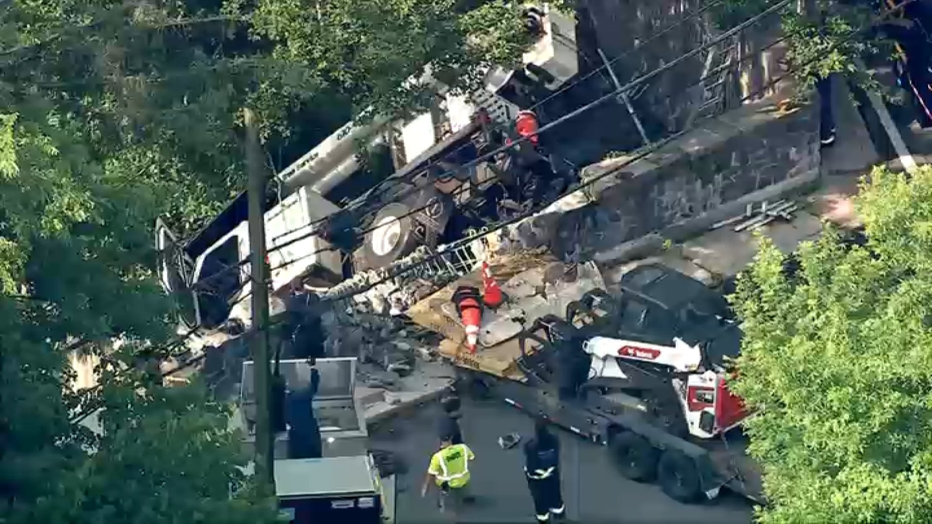 Man critically injured after being struck when vehicle overturned in ...