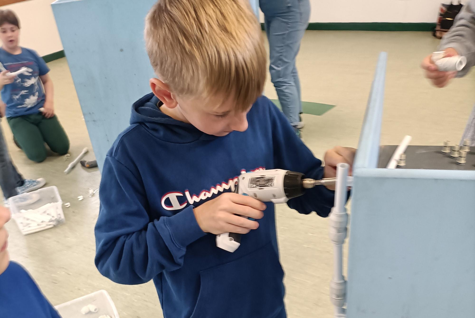 Children as young as six install sinks, taps and radiators thanks to ...
