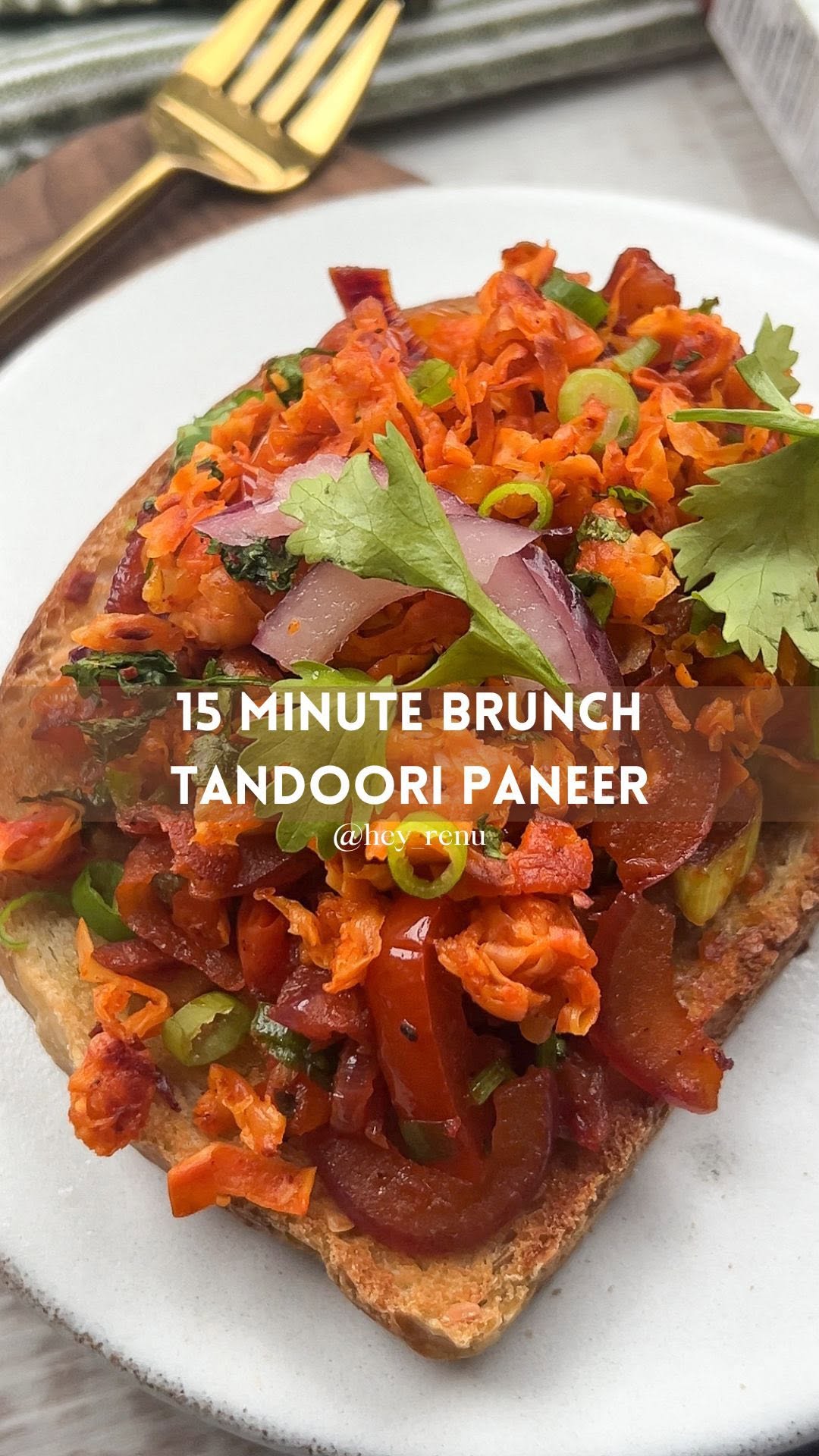 Crispy tandoori paneer toast packed with flavor