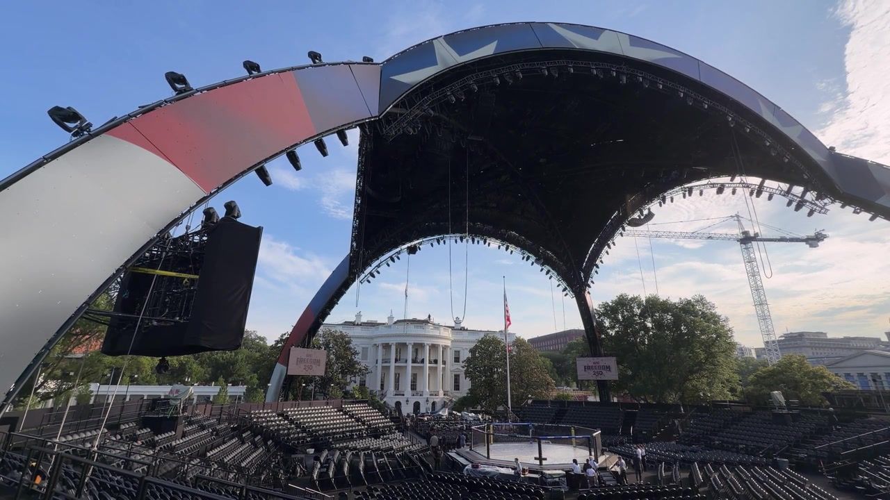Trump's UFC event faces weather and legal risk
